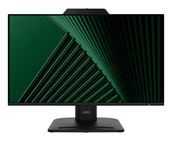 MSI PRO MP242PMGDE (60 cm (23.8 inches), black, FullHD, IPS, webcam, microphone, HDMI, DP, VGA, USB hub, 120Hz panel) Monitori