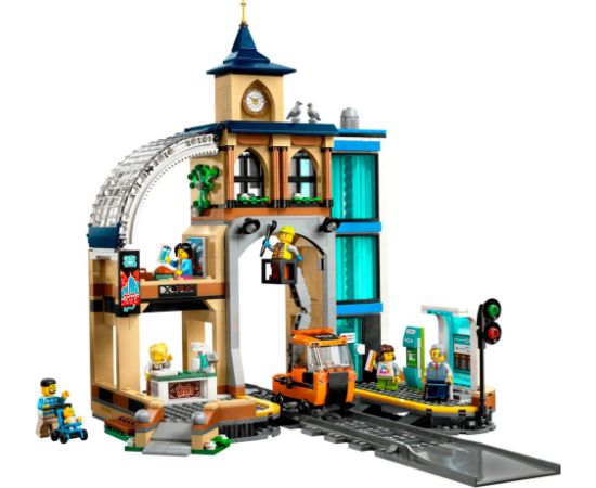 LEGO City Train Station Complete Set Bundle Konstruktori 