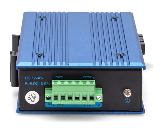 Digitus 10/100/1000Base-TX PoE to 1000Base-FX media converter Wireless Routers
