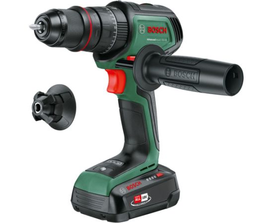 Bosch Powertools cordless combi drill driver AdvancedImpact 18V-80 QuickSnap (green, 2x Li-ion batteries 2.0Ah + 4.0Ah, case, POWER FOR ALL ALLIANCE) Новинки Для дома и сада 