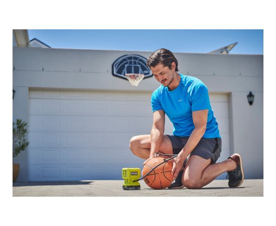 Ryobi ONE+ battery compressor RPI18-0 small, 18 volts (green/black, without battery and charger) Jaunumi -Dārzam