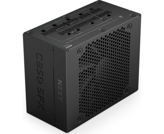 NZXT C850 SFX Black (black, 1x 12-pin high power GPU, 3x PCIe, cable management, 850 watts) Datoru barošanas bloki