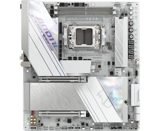 Gigabyte X870 A Tachyon ICE AMD AM5 ATX Motherboard White Материнские платы