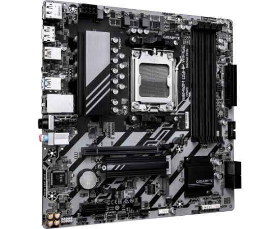 Gigabyte B840M D3HP WiFi6E AMD AM5 Micro-ATX Motherboard Материнские платы