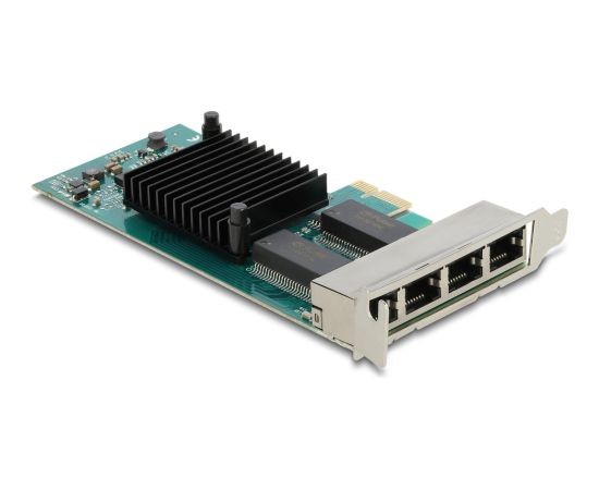 DeLOCK PCI Express x1 to 4 x RJ45 Gigabit LAN i350 Wi-fi Adapteri