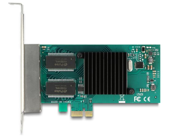 DeLOCK PCI Express x1 to 4 x RJ45 Gigabit LAN i350 Wi-fi Adapteri