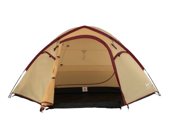 Coleman Darwin 4 Plus Summer Camping Tent 4 Person Beige Dark Red Jaunumi - Sports