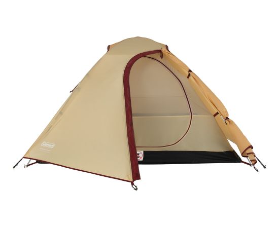 Coleman Darwin 3 Summer Camping Tent 3 Person Beige Dark Red Jaunumi - Sports