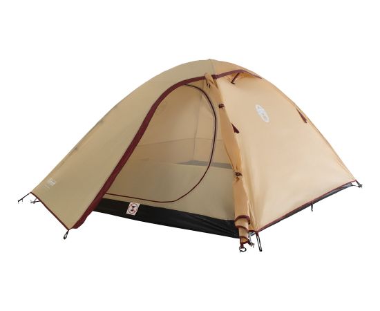 Coleman Darwin 3 Summer Camping Tent 3 Person Beige Dark Red Jaunumi - Sports