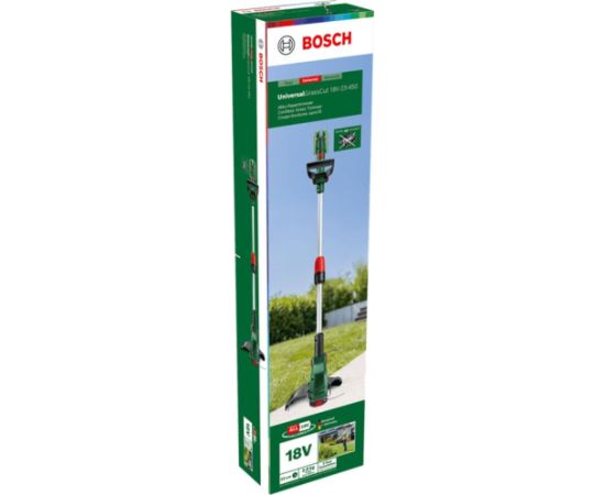Bosch Powertools cordless grass trimmer UNIVERSAL GRASSCUT 18V-23-450 solo, 18Volt (green/black, without battery and charger, POWER FOR ALL ALLIANCE) Новинки Для дома и сада 