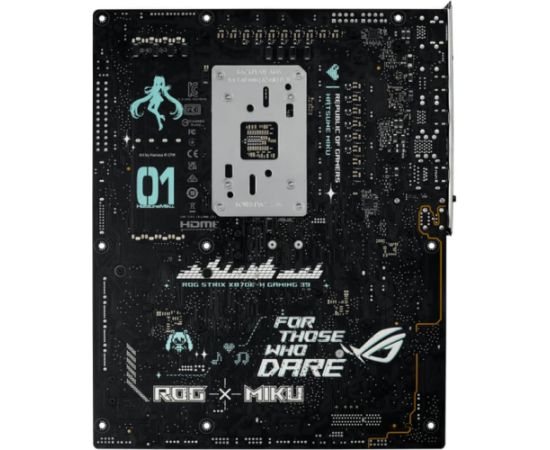 ASUS ROG STRIX X870E-H Gaming Hatsune Miku Edition AMD AM5 ATX Motherboard Mātes plates
