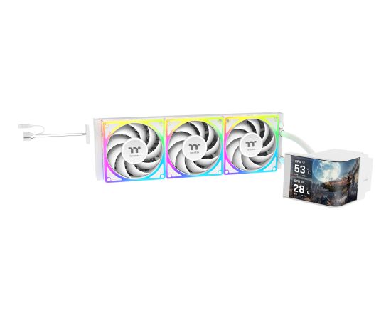 Thermaltake MAGCurve 360 ??Ultra AIO ARGB Snow Edition (white) Procesoru dzesēšana