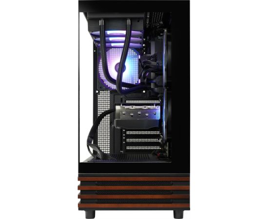 Thermaltake FTW V270WS 9060XT (black/wood, Windows 11 Pro) Personālie datori