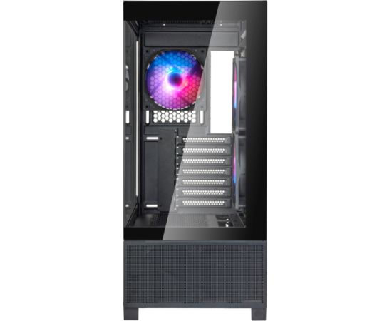 Silverstone Technology Lucid 05 (black, 270° panoramic glass design) Datoru korpusi