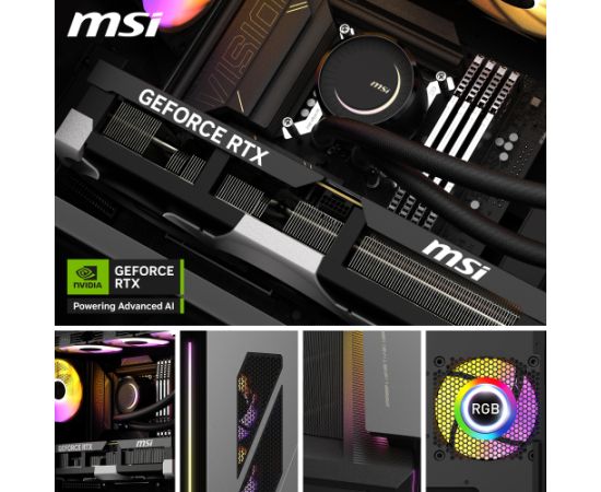 MSI MEG Vision X AI 2NVR7-236AT (black/transparent, Windows 11 Home) Персональные компьютеры