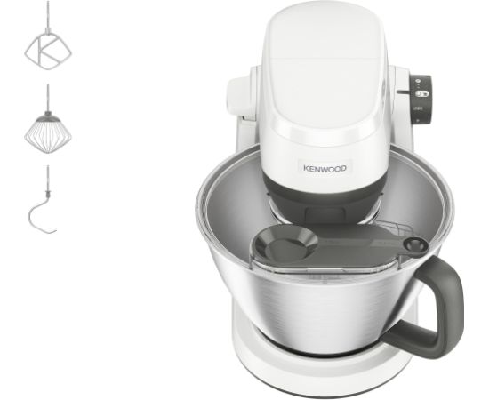 Kenwood Multi-Tasker KHC30.000WH (gray/white, 1,000 watts, 4.3 liter bowl with handle) Virtuves kombaini