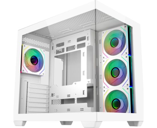 Cooler Master Elite 681 (white, tempered glass x 2) Datoru korpusi