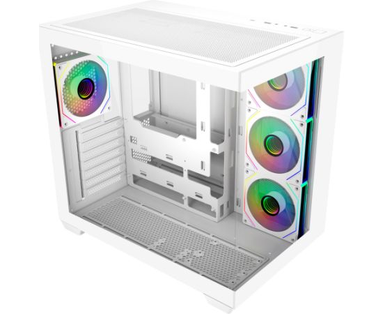 Cooler Master Elite 681 (white, tempered glass x 2) Datoru korpusi
