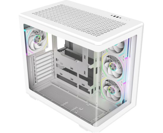 Cooler Master Elite 600 ARGB (white, tempered glass x 2) Корпуса