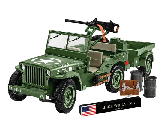 COBI Willys MB & Trailer Executive Edition Konstruktori 