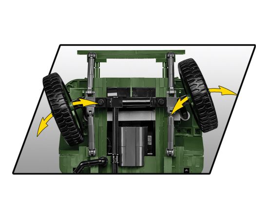 COBI Willys MB & Trailer Executive Edition Konstruktori 