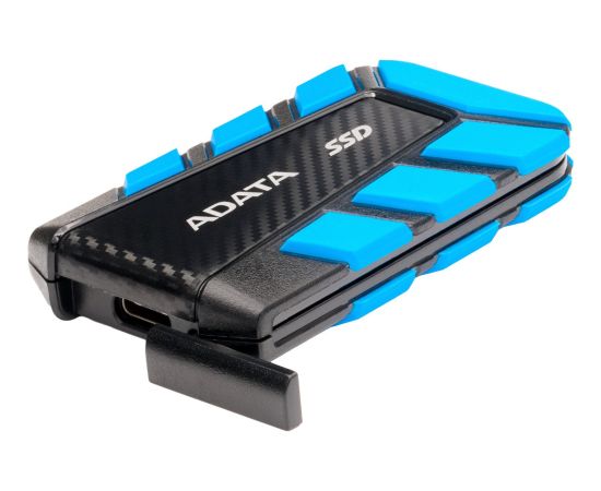 ADATA External SSD SD820 1 TB, External SSD (black/blue, USB-C 3.2 Gen 2 (10 Gbit/s)) Жесткие диски (SSD)
