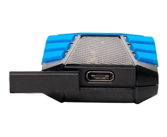 ADATA External SSD SD820 1 TB, External SSD (black/blue, USB-C 3.2 Gen 2 (10 Gbit/s)) Жесткие диски (SSD)