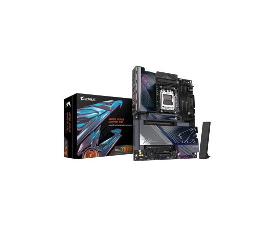 GigaByte X870E AORUS MASTER X3D (black) Mātes plates