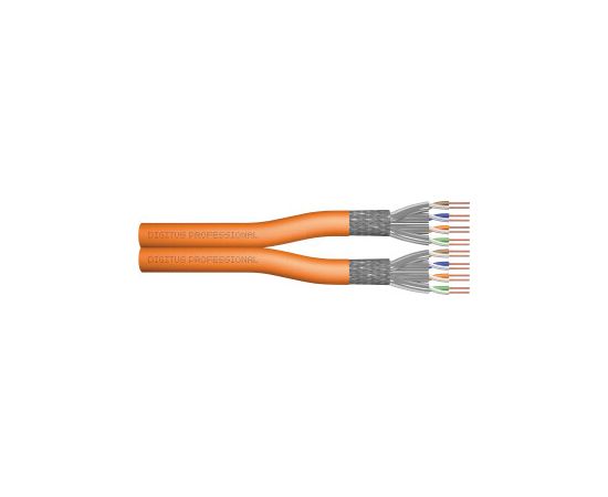 Digitus Professional Cat.7 S/FTP installation cable duplex (orange, 100 meter roll) Сетевые кабели
