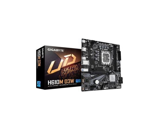 GigaByte H610M D3W (black/grey) - Socket 1700 - motherboard Материнские платы