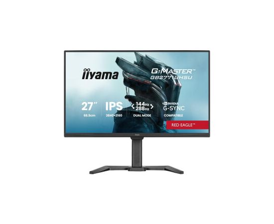 Iiyama G-Master GB2771UHSU-B1 - 27 - black (matt), UltraHD/4K, IPS, dual-mode FHD 288Hz / 4K 144Hz, 144Hz panel LED / LCD мониторы