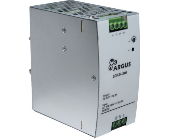 Inter-Tech Argus DIN rail power supply SDN24-240 24 volts, 240 watts Блоки питания