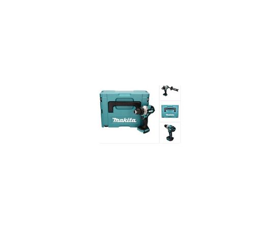 Makita cordless drill/driver DDF486ZJ, 18 volts, blue/black, without battery and charger, in MAKPAC case Новинки Для дома и сада 