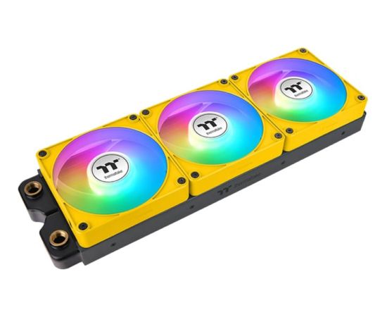 Thermaltake CT120 EX Reverse ARGB Sync PC Cooling Fan Bumblebee, case fan yellow, 3-pack, 120 mm Korpusu dzesēšana