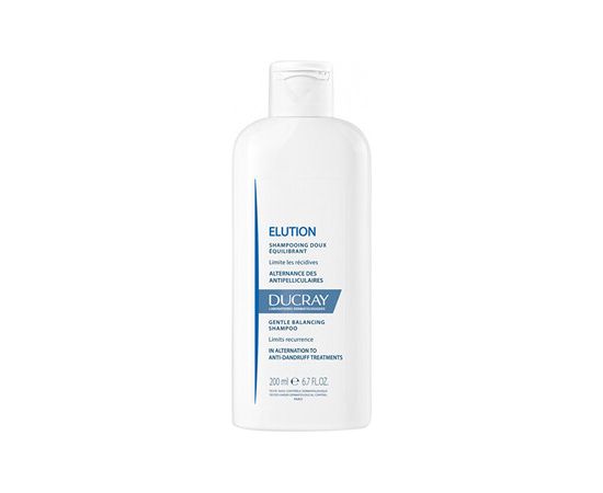 Ducray Elution Gentle Balancing Shampoo - Šampon pro obnovení rovnováhy vlasové pokožky 400ml Matu kopšana