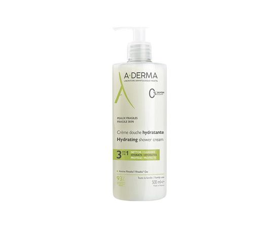 A-derma Hydrating Shower Gel - Hydratační sprchový gel 500ml Ķermeņa kosmētika