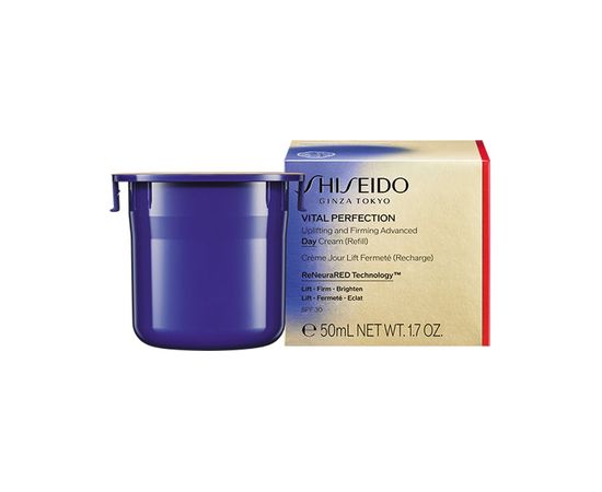 Shiseido Vital Perfection Uplifting & Firming Advanced Day Cream Refill SPF 30 - Náplň zpevňujícího pleťového krému 50ml Ķermeņa kosmētika