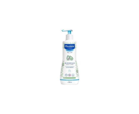 Mustela Bébé Gentle Bath Gel - Tělový a vlasový mycí gel pro děti 500ml Ķermeņa kosmētika