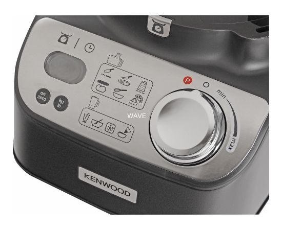 Kenwood compact food processor MultiPro XL Weigh+ black, 1,000 watts, integrated scale, blender attachment Virtuves kombaini