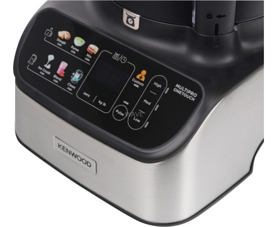 Kenwood MultiPro OneTouch Compact Food Processor (silver/black, 1,000 watts, integrated scale, blender attachment) Virtuves kombaini