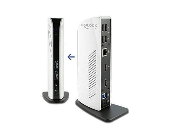 DeLOCK USB 3.2 DS HDMI / FHD / USB3.2 / LAN / Au Jaunumi - Datori