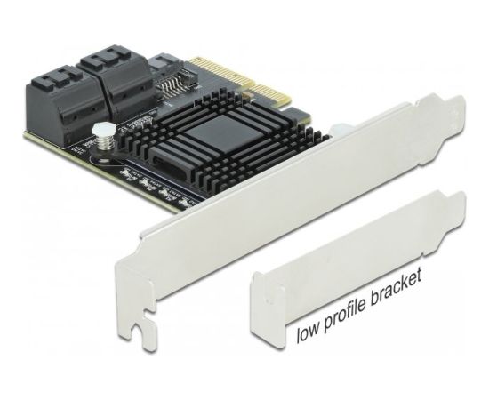 DeLOCK PCIe 5P SATA x4 LP 90498 Jaunumi - Datori