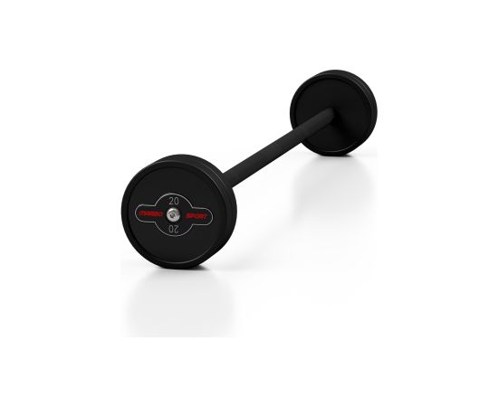 Gumijots svara stienis ar fiksētu svaru 1 gab. 20 kg - Marbo Sport Гантели и наборы
