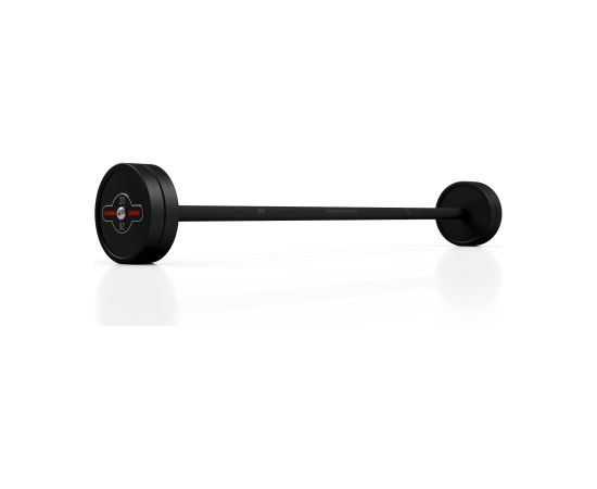 Gumijots svara stienis ar fiksētu svaru 1 gab. 20 kg - Marbo Sport Гантели и наборы
