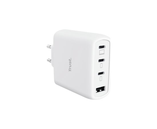 Lādētājs Trust Maxo 65W 4-port GaN White Зарядные устройства