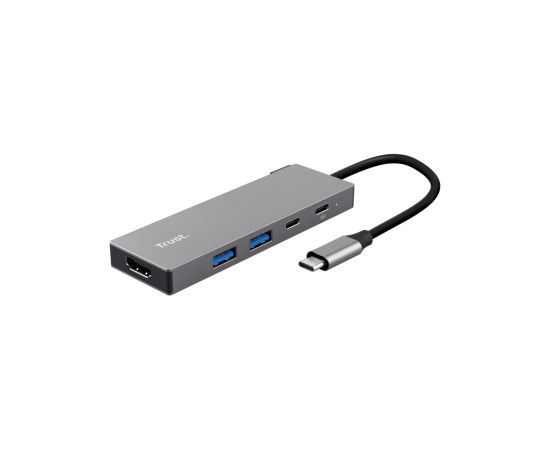 Dokstacija Trust Dalyx 5in1 USB-C Multiport Datoru dokstacijas