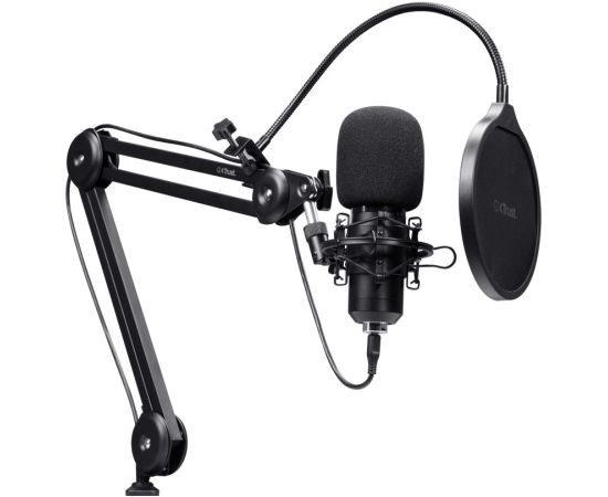 Trust GXT 270 Emita II+ Black Podcast microphone Mikrofoni