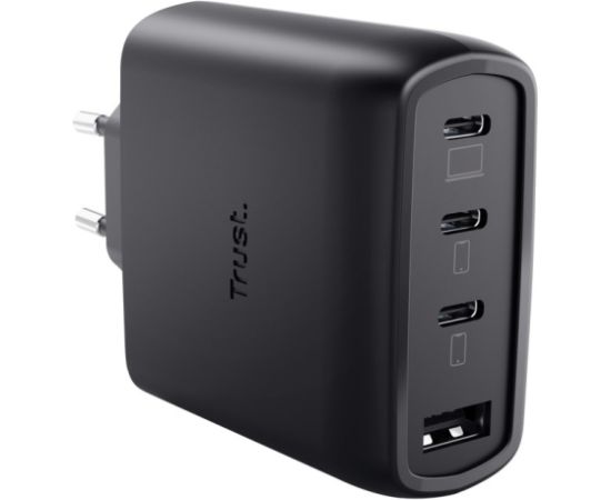 Trust Maxo 65W Universal Black AC Fast charging Indoor Зарядные устройства