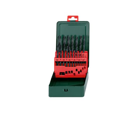 Metāla urbju komplekts Metabo HSS-R; 1-10 mm; 19 gab. Аксессуары для дрелей