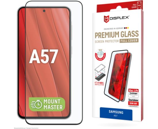 Samsung Galaxy A57 Premium Screen Glass MM By Displex Transparent Ekrānu aizsardzība